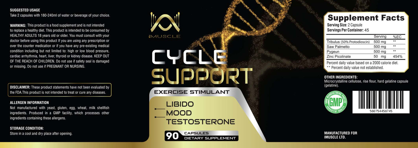 iMuscle Cycle Support 90Caps