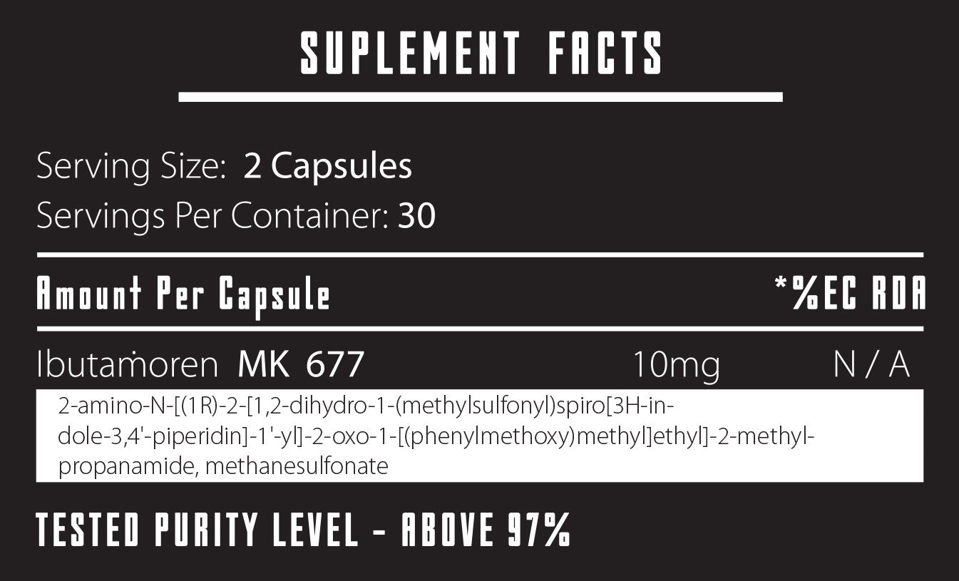 iMuscle Sarm Ibutamoren MK677 | 60/10mg